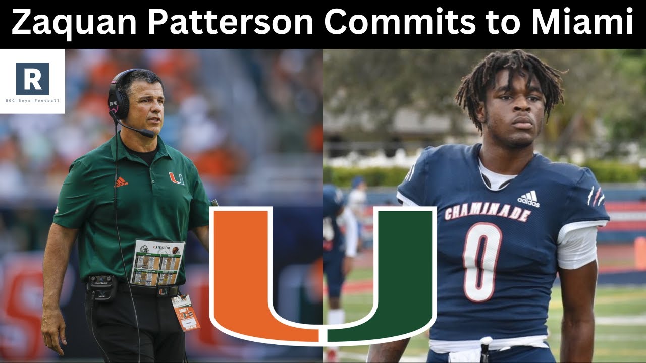 BREAKING: Zaquan Patterson Commits to Miami | Miami Hurricanes Recruiting Update
