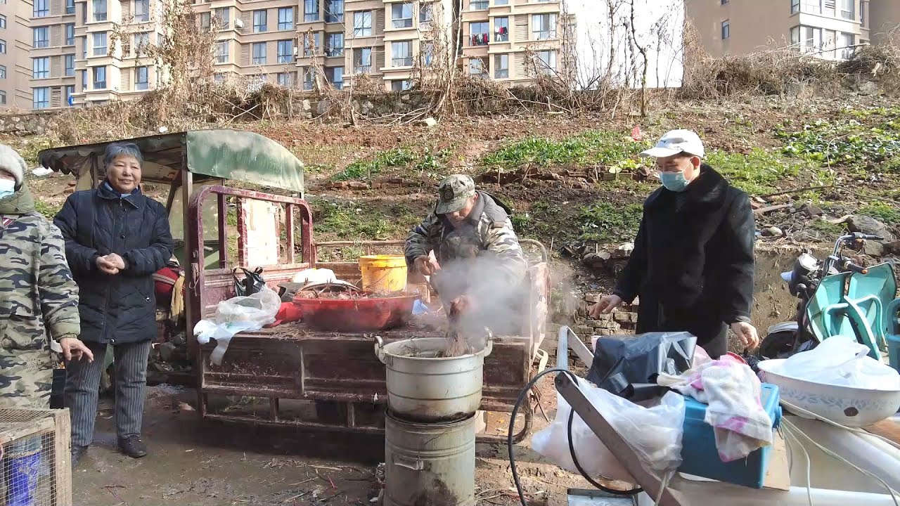 腊月赶集，湖北小县城