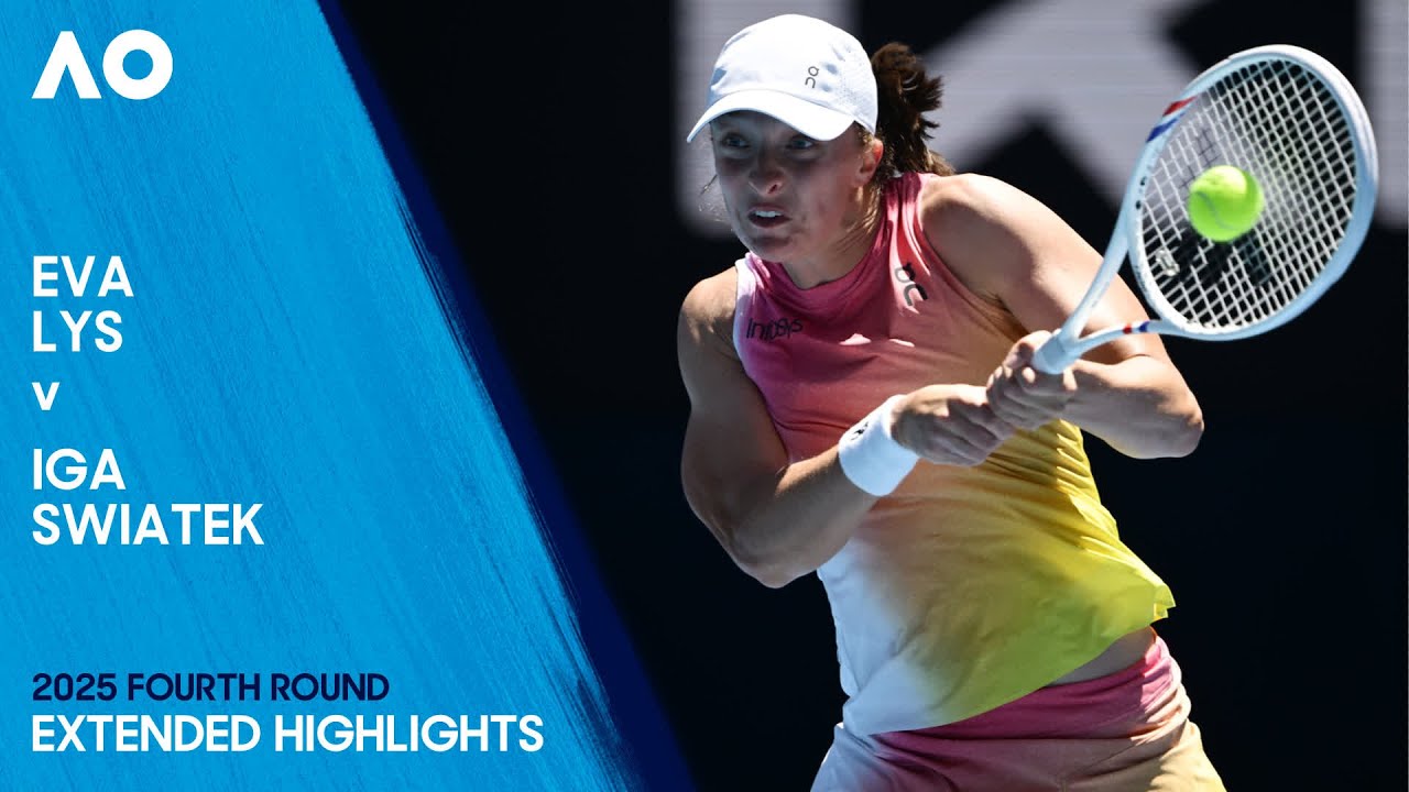 Eva Lys v Iga Swiatek Extended Highlights | Australian Open 2025 Fourth Round