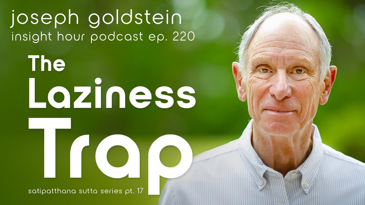 The Laziness Trap &ndash; Joseph Goldstein's Satipatthana Sutta Series Pt. 17 &ndash;Insight Hour &ndash; Ep. 220