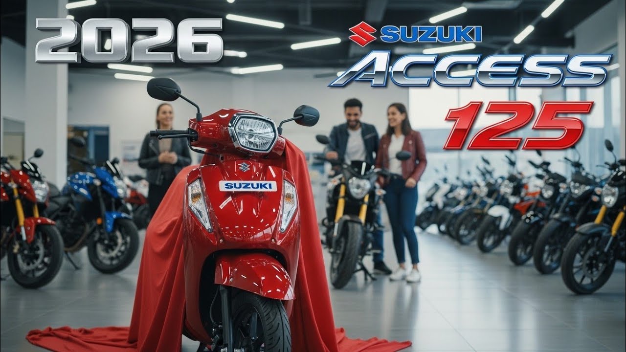 Первый взгляд на новинку! Полный обзор Suzuki Access 125 2026 года уже здесь!