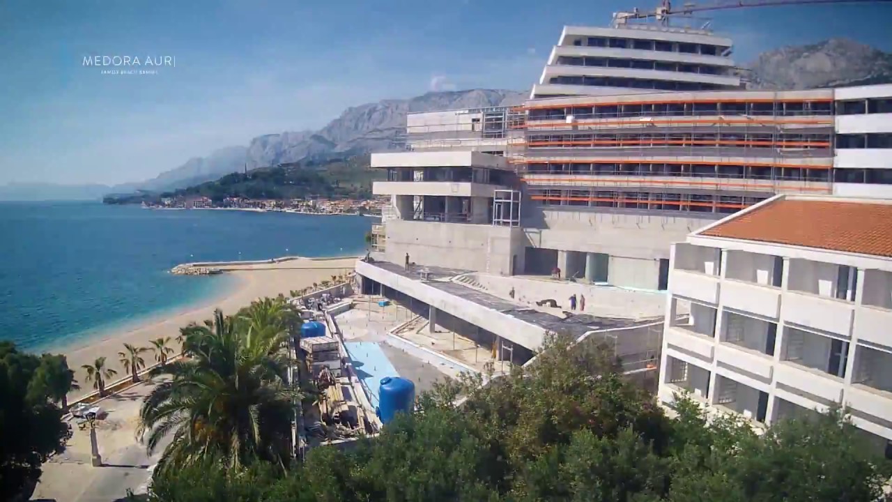 The newly renovated Medora Auri Family Beach Hotel in Podgora, Croatia