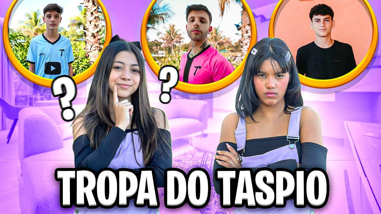 EU VOU PARA A TROPA DO TASPIO *Rafinha NSO gostou 