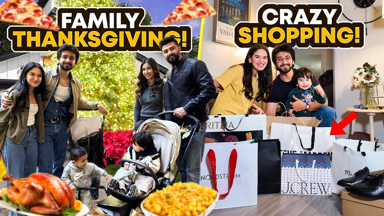 THANKSGIVING & CRAZY BLACK FRIDAY SHOPPING - PAKISTANI FAMILY IN AMERICA