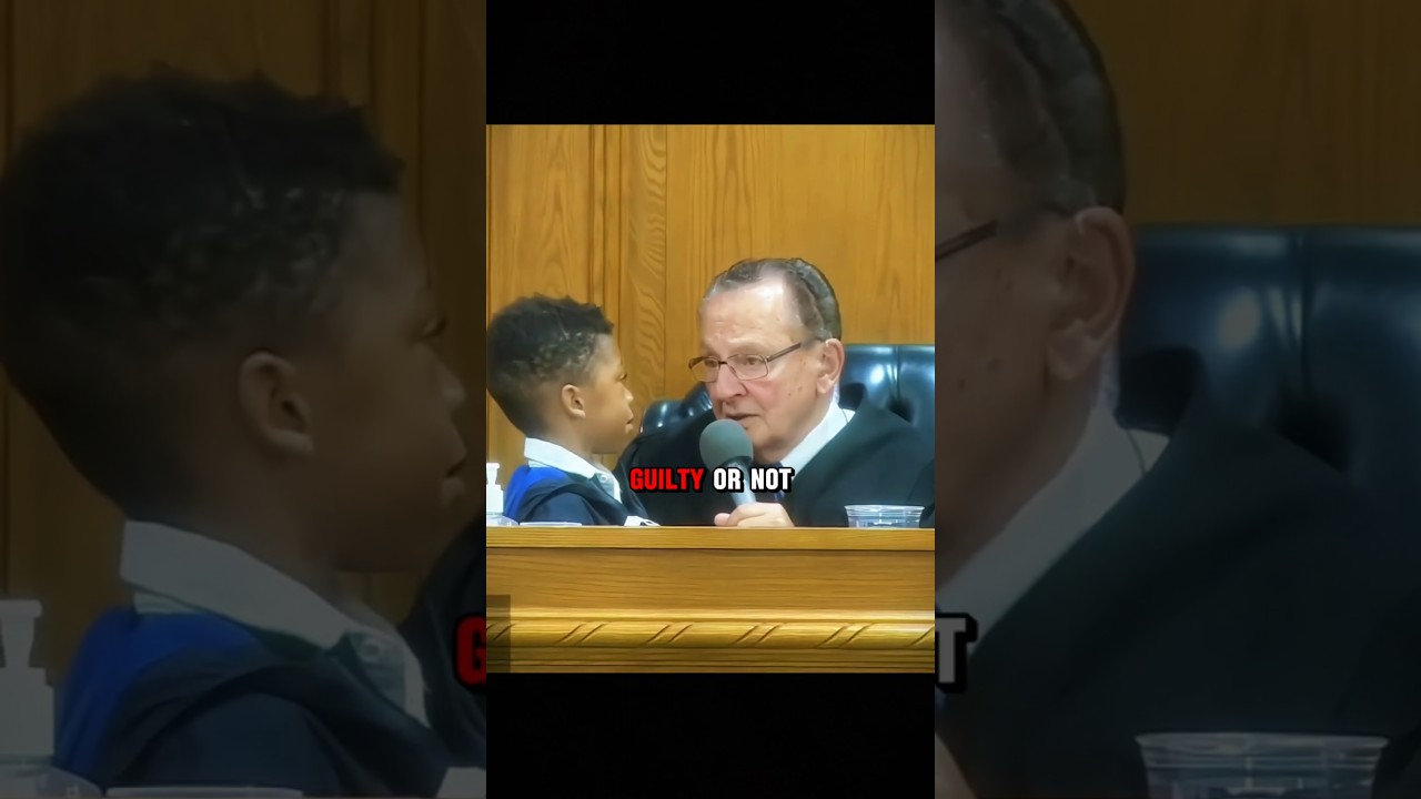 An Honest Boy Tells the Truth about His Dad to the Judge