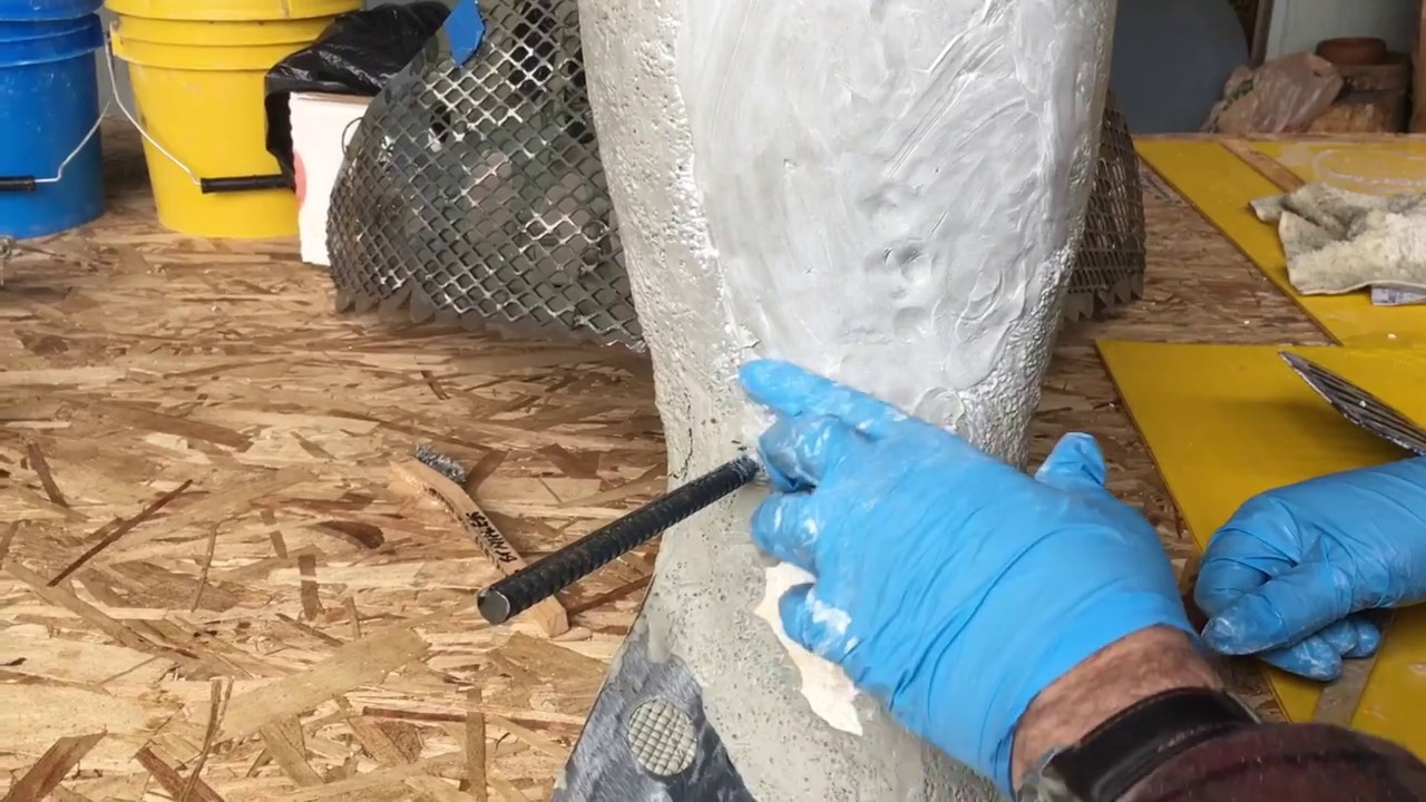 How to Sculpt Larger Than Life Hummingbird Video 3: Habitat Free Form Hard-coat - BillyDillardArt