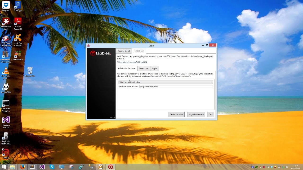 How to install Tabbles 3 on Sql Server (old video)