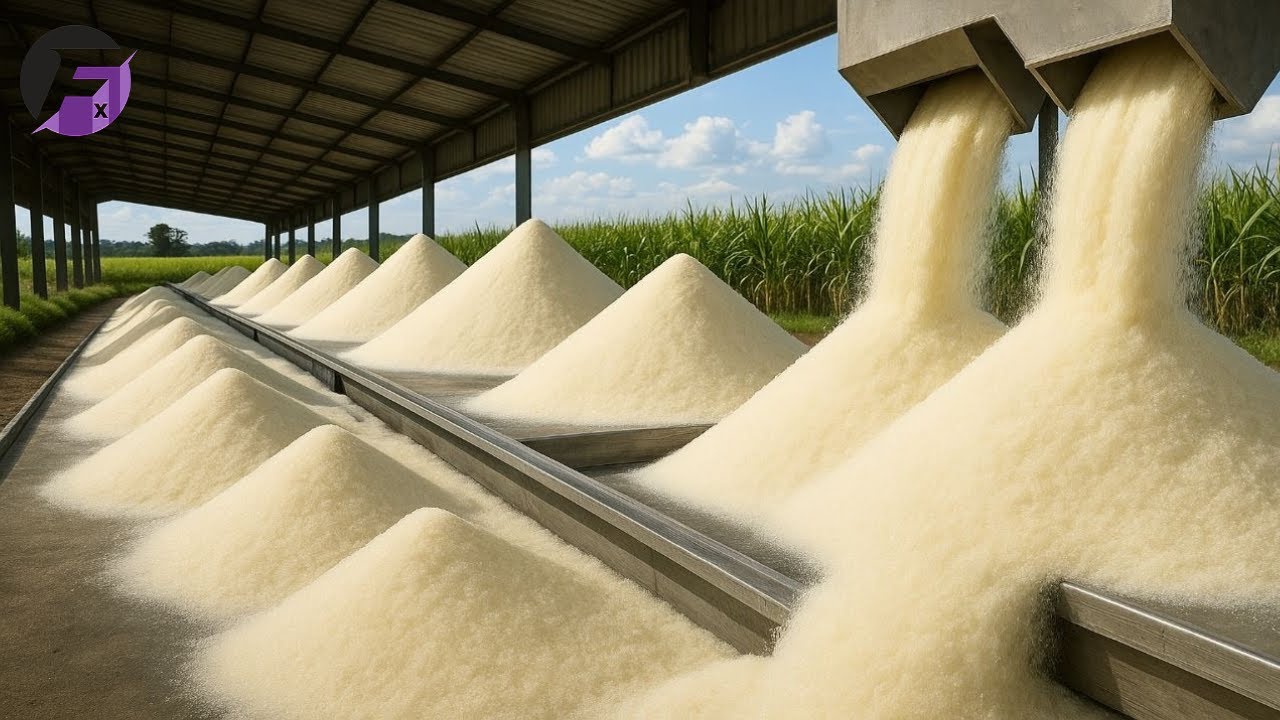 How Sugar Is Made&mdash;Unbelievable Massive Tons of Sugar Processing In A Factory