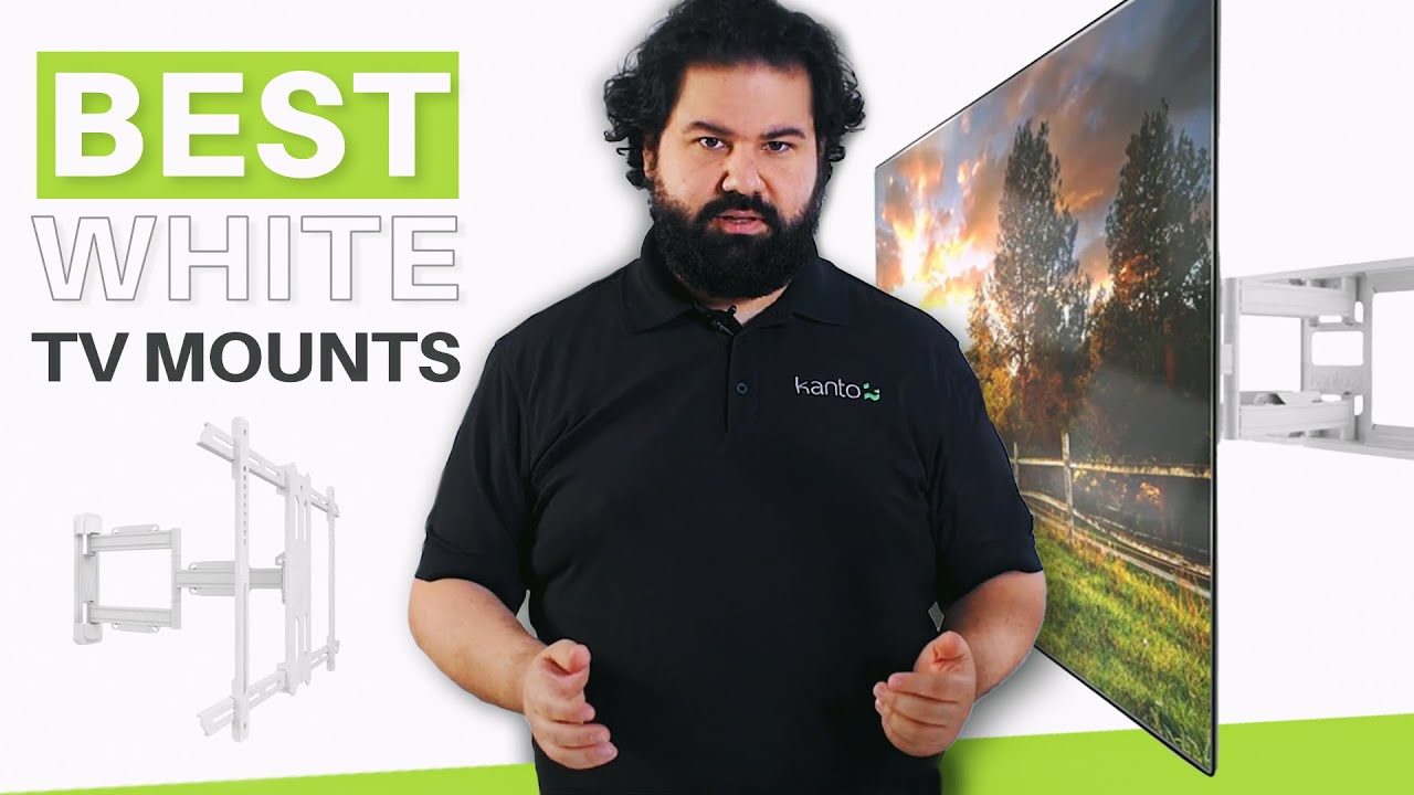 Best TV Wall Mounts of 2022 | Kanto's White TV Mounts