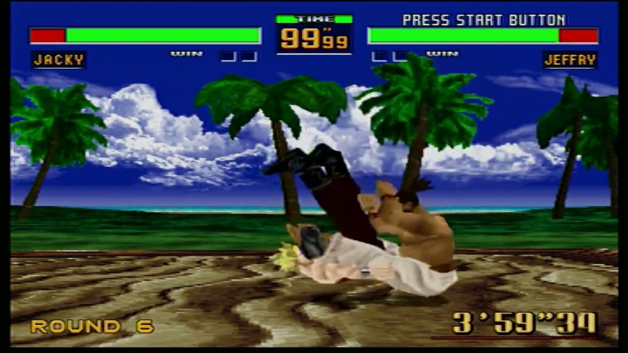 VIRTUA FIGHTER 2 [8] Arcade Mode/JACKY.