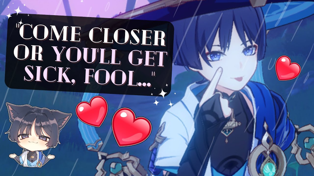 It's raining and you get under Scara's hat...🌧️🥺 [Scaramouche x Listener ASMR]