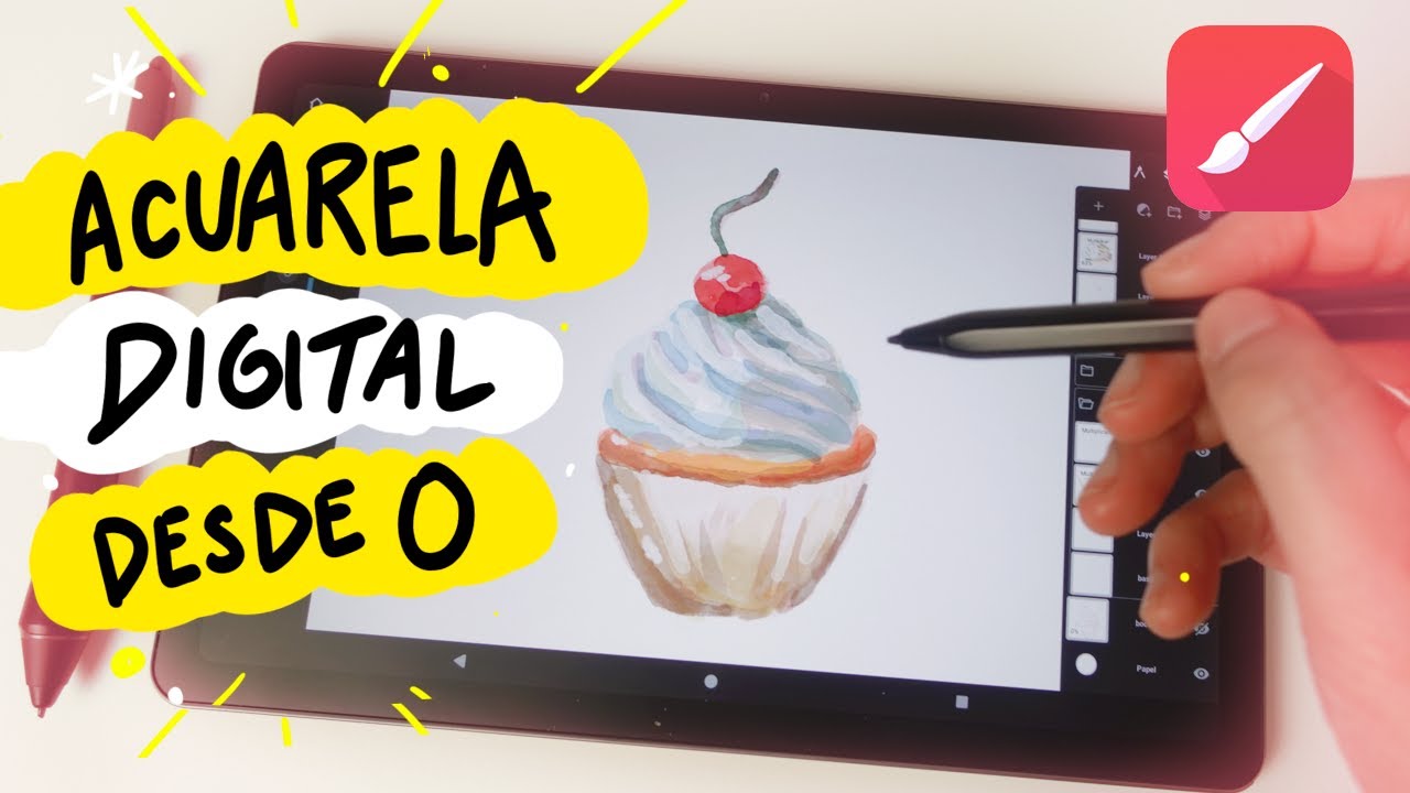 ACUARELA desde 0 en Infinite Painter