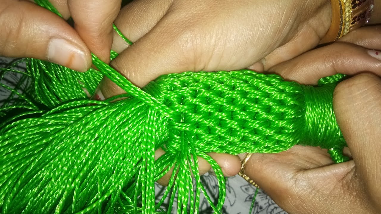 How to make//Choti macrame new design//चोटी  में बारीक वाला नोटिस लगाना सीखें