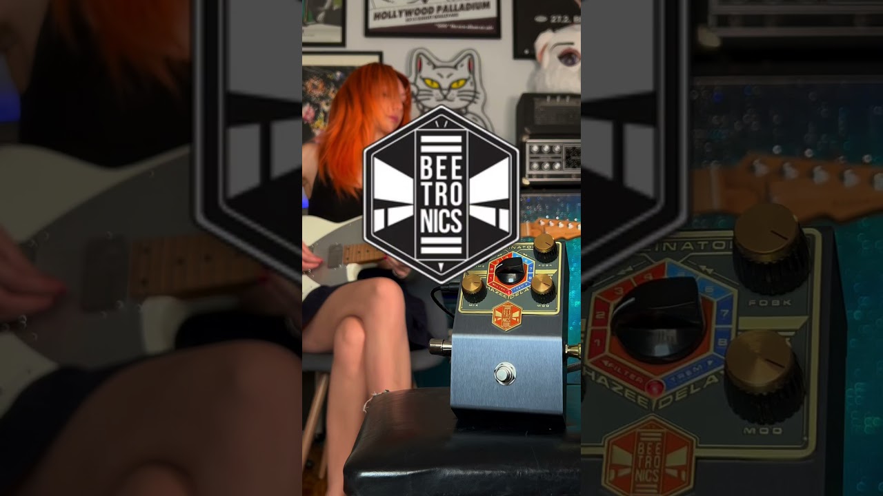 @beetronicsfx Pollinator Hazee Delay ⭐️🐝 demo: Another Space Song @FailureBand  #delay #beetronics