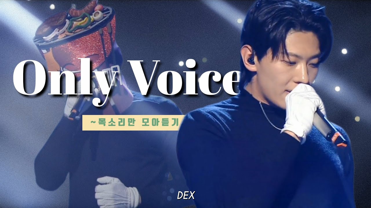 복면가왕 바비큐 '덱스' MR 제거 | 목소리만 들어보기 🎧 