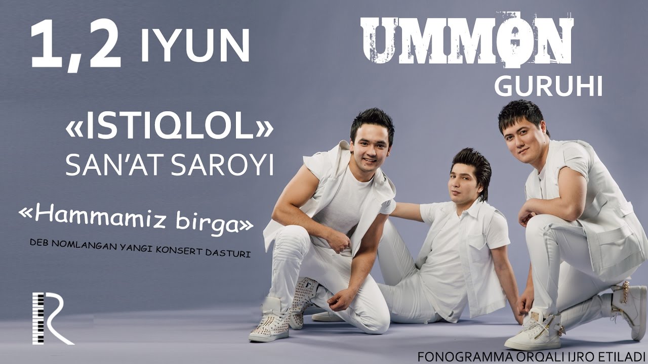 Ummon - Hammamiz birga nomli konsert dasturi 2016