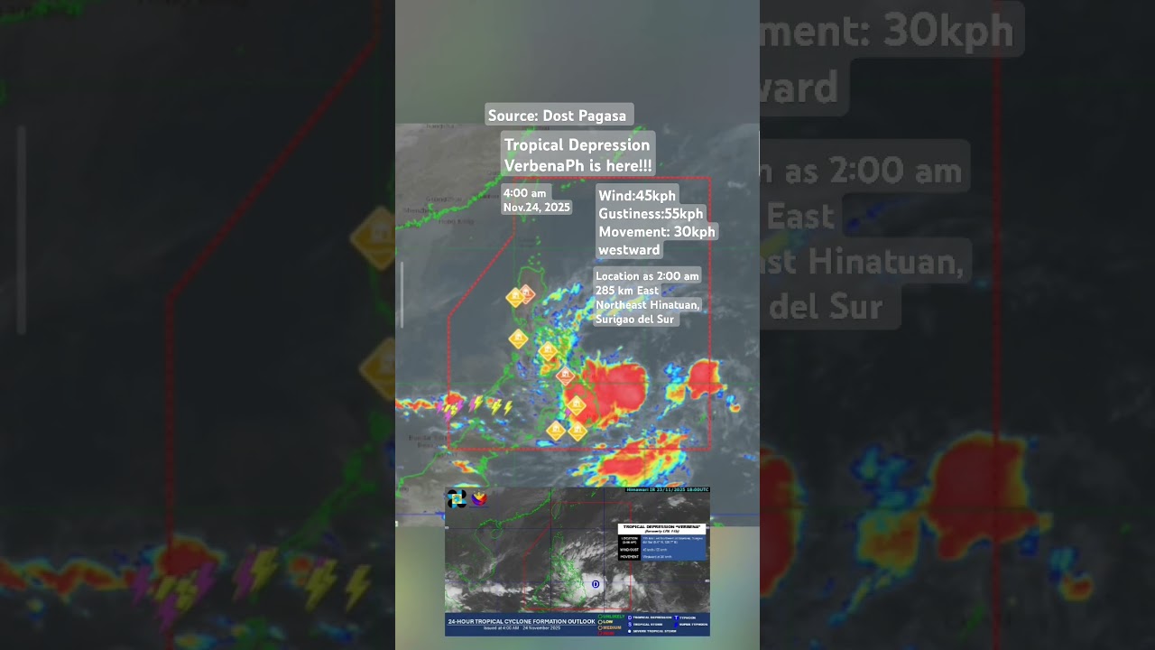 Tropical Cyclone Update #verbena #verbenaph #tropicalcyclone