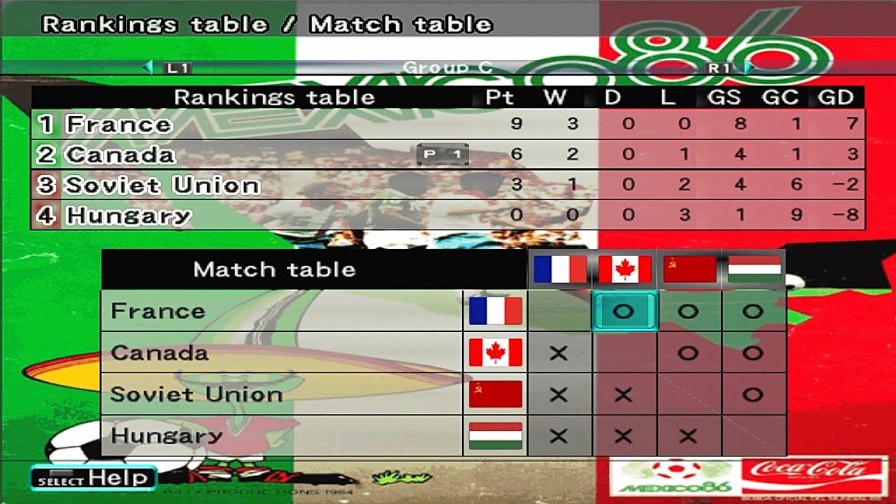 [pes6][1986 FIFA WorldCup Mexico] Canada (Group Stage)