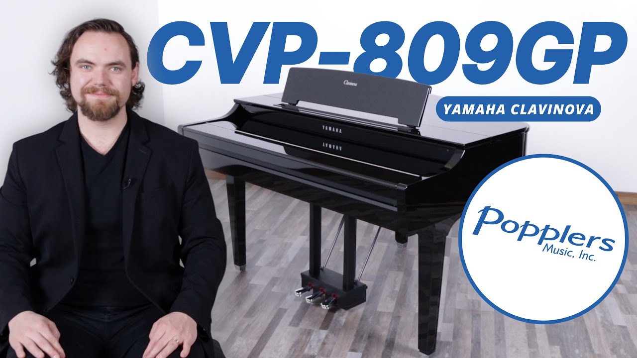Yamaha CVP-809GP Clavinova Piano Overview | Popplers Music