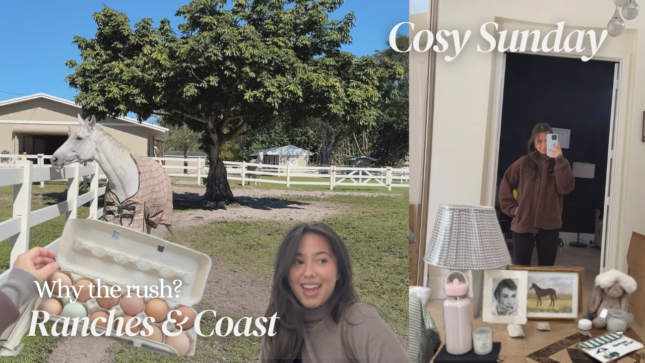 Slow Living Sunday | Ranches & Coastal Walk, Pop Up Bagels, a cosy vlog
