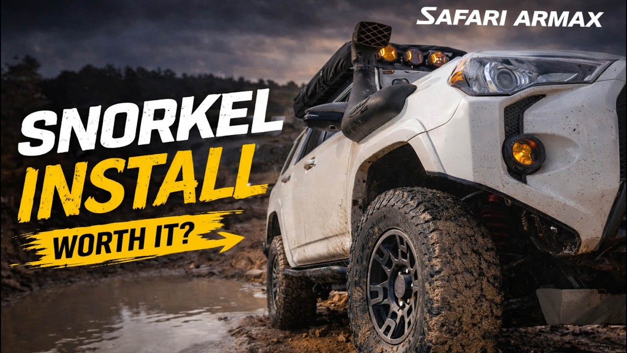Snorkel Install for Overlanding - Safari Armax for Toyota 4Runner