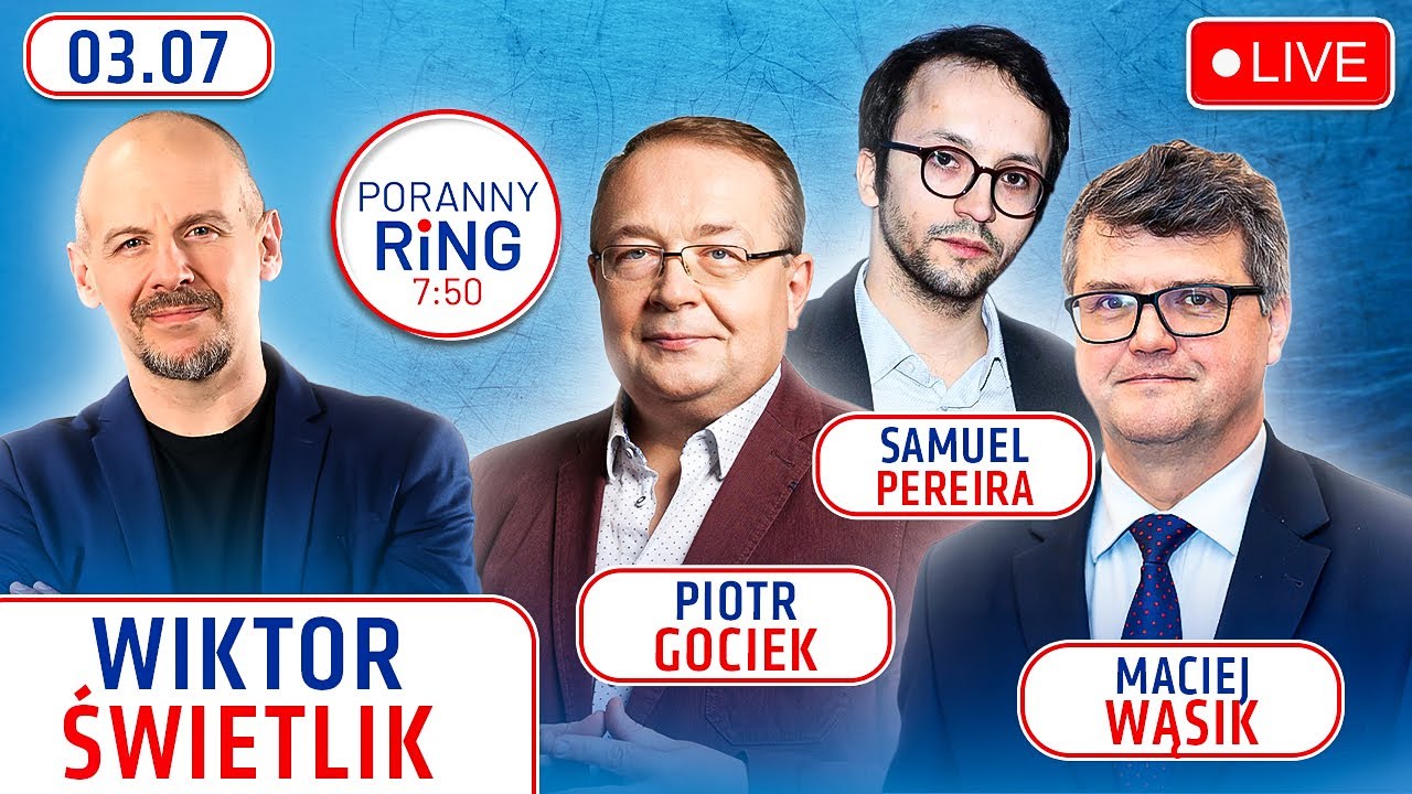 🔴 PORANNY RING 7:50 - MACIEJ WĄSIK, PIOTR GOCIEK, SAMUEL PEREIRA, WIKTOR ŚWIETLIK