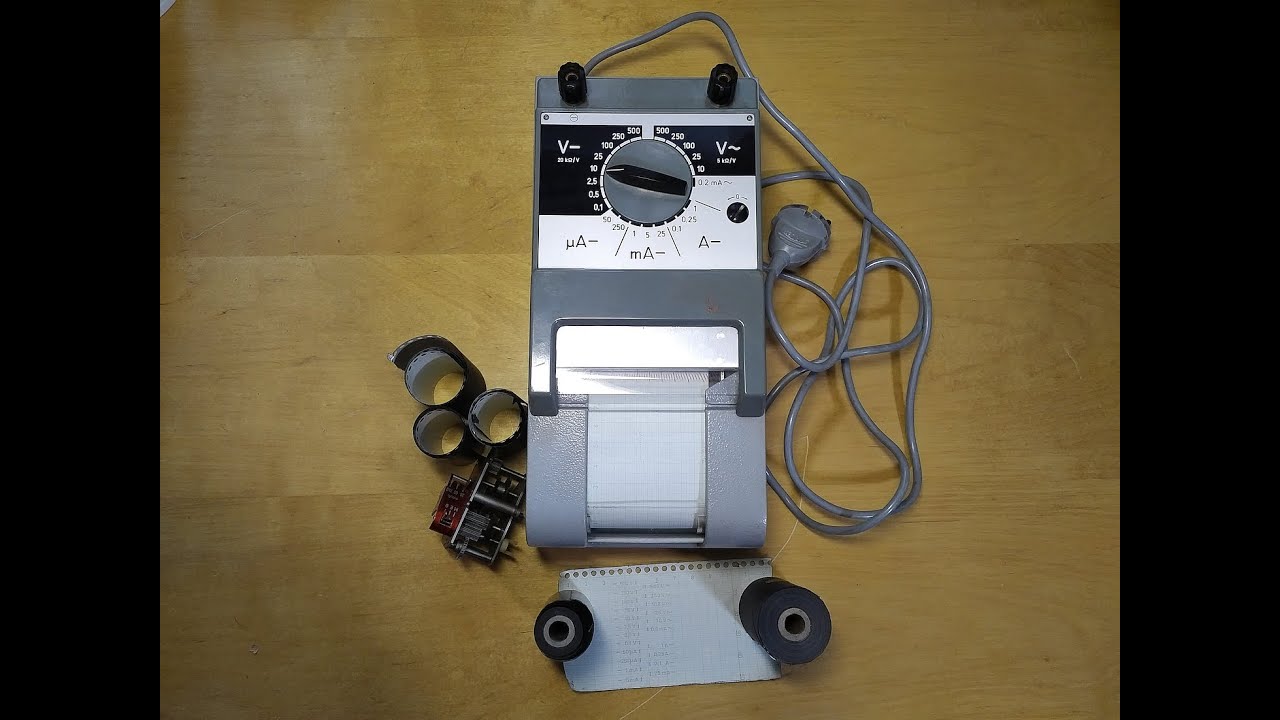 Data logging multimeter - Punktschreiber Multiscipt 3