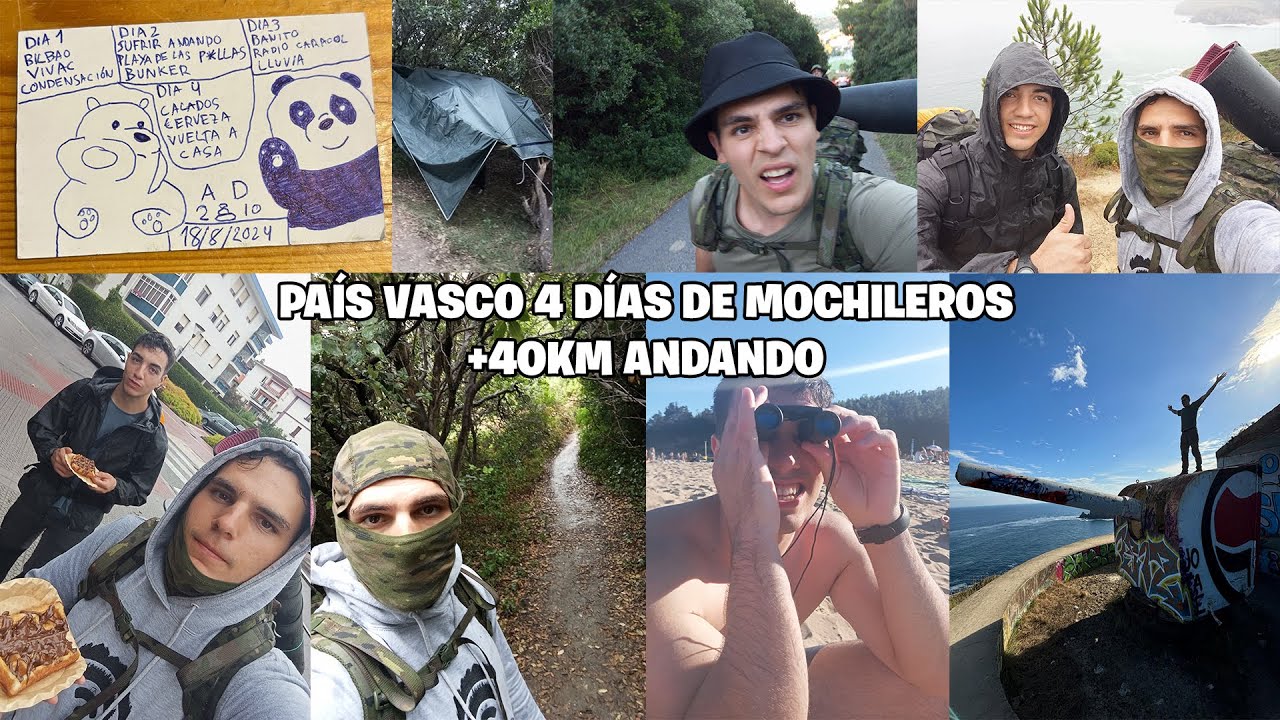 MEGA RESUMEN | VIAJE PAÍS VASCO SOLO CON MOCHILA DE 10KG