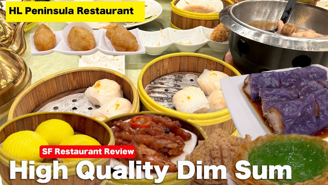 You Have To Try Dim Sum At HL Peninsula Restaurant | So Good