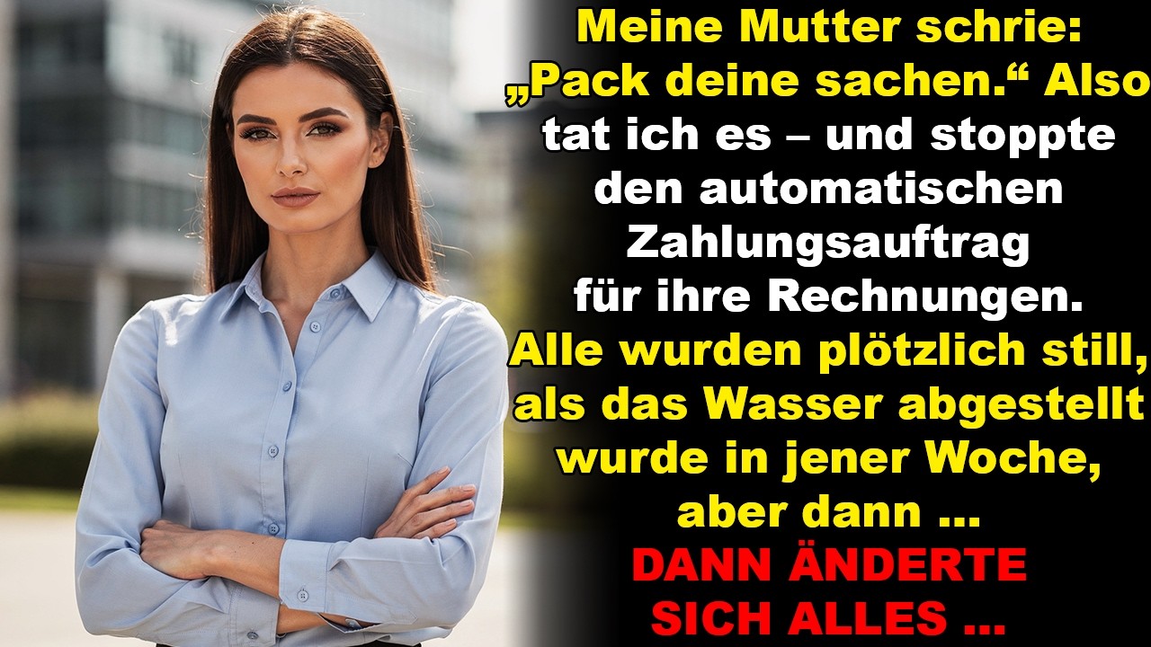 Meine Familie schrie: „Raus mit dir!“ – also stoppte ich das Geld, und sie verloren alles