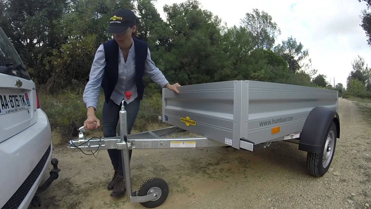 Méthode d'utilisation d'une roue jockey de remorque