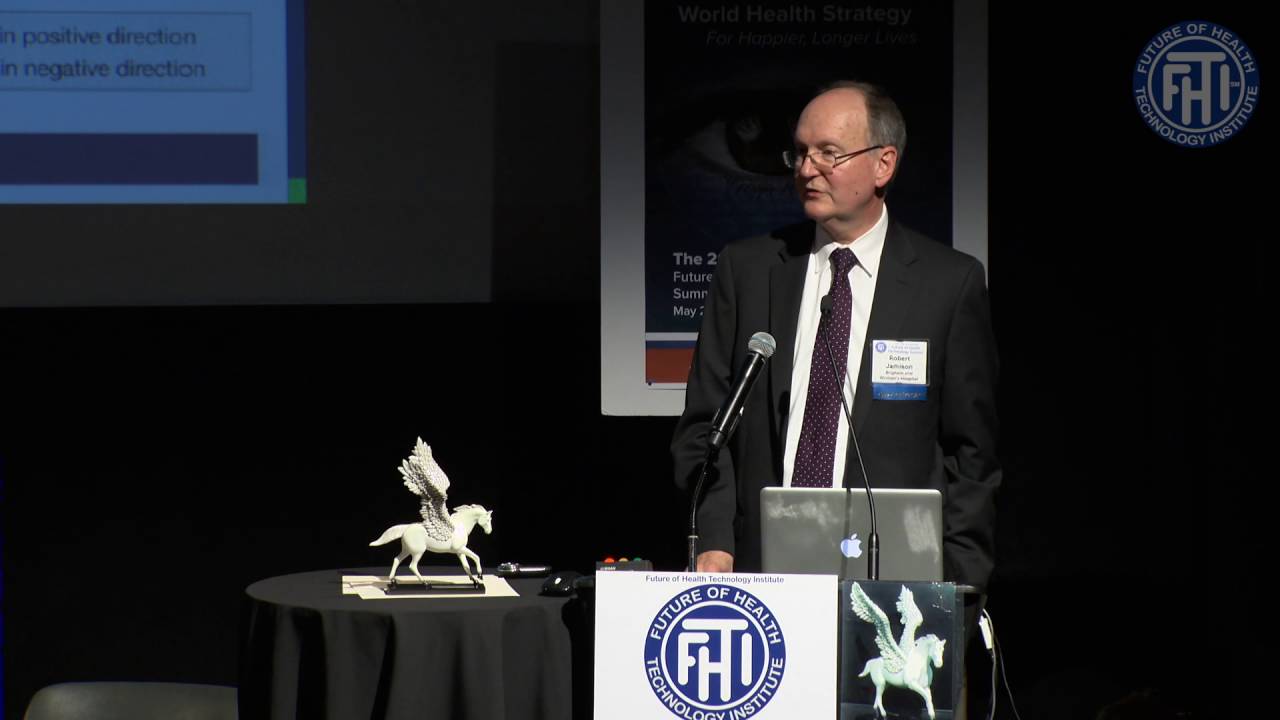 Dr. Robert Jamison at 20th Future of Health Technology Summit at MIT - FHTI / Renata Bushko