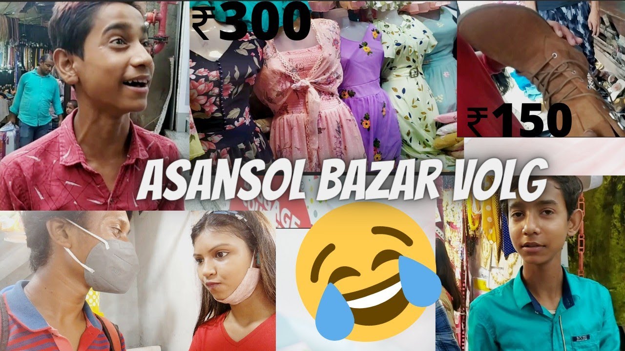 || Asansol Bazar || #Shopping Vlog👕Funny shoppers 😂 memorable incidents🌈 #youtube #volg #Asansol