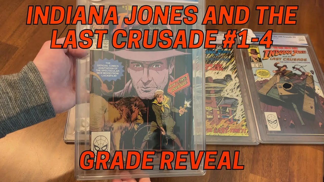 PGX COMIC GRADE REVEAL - THE LAST CRUSADE 1-4 INDIANA JONES MARVEL