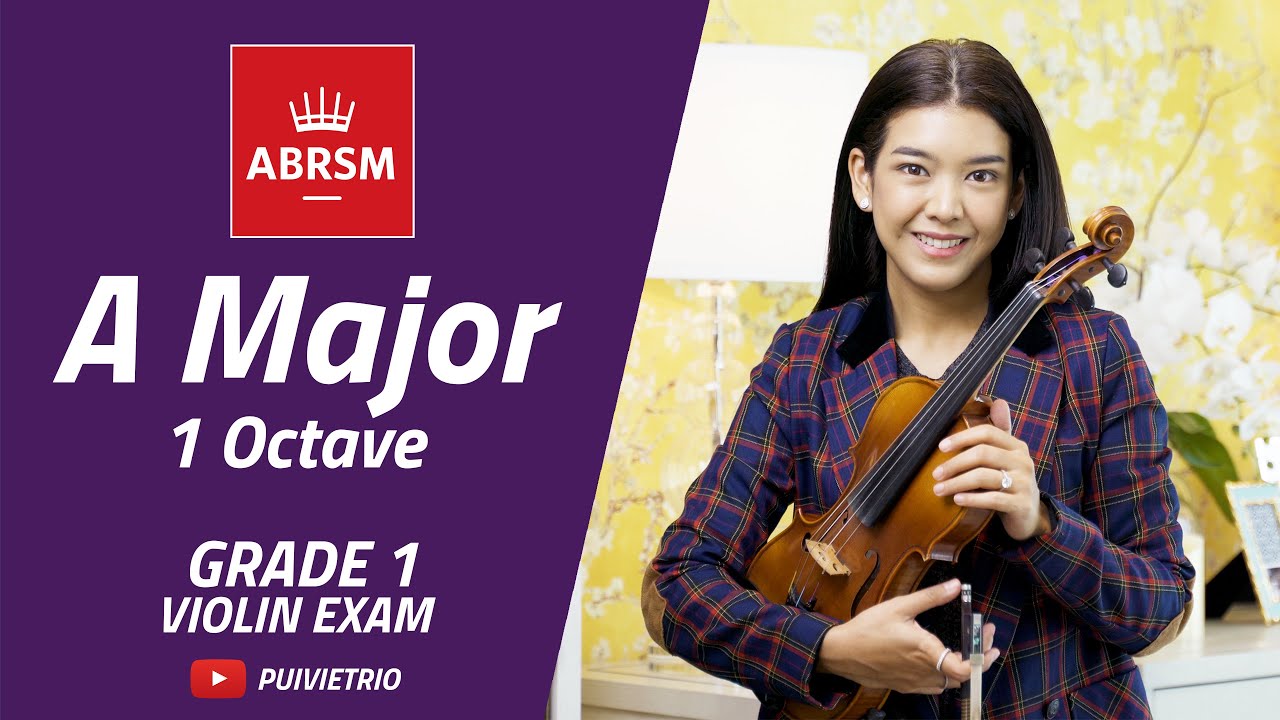 ABRSM : Grade 1 | A Major - 1 Octave | Scale & Arpeggio | Violin Exam