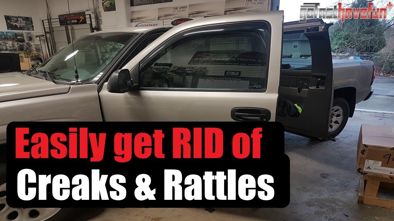 How To Stop Creaks and Rattles in your Chevy Silverado | AnthonyJ350