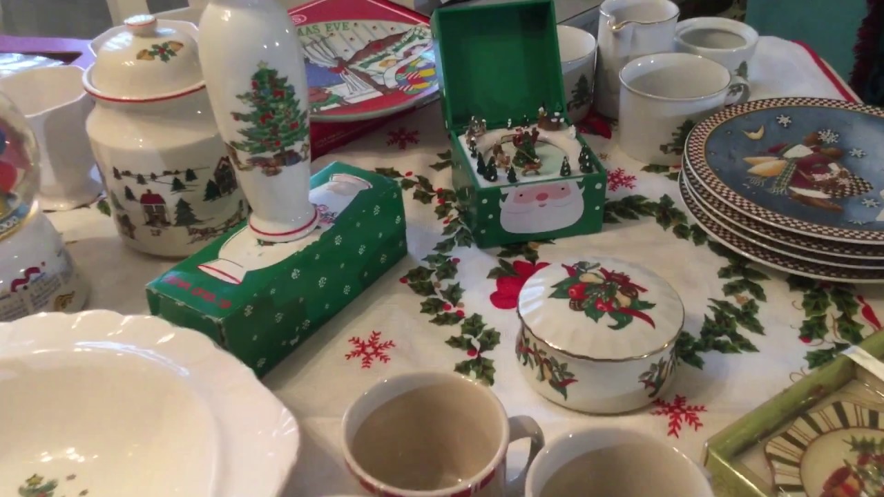 Christmas haul 2016... Goodwill, thrift stores, Rummage sales & yard sales