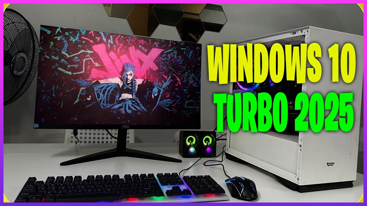 WINDOWS 10  LITE 2025 - A MELHOR VERS&Atilde;O PARA PCS ANTIGOS!