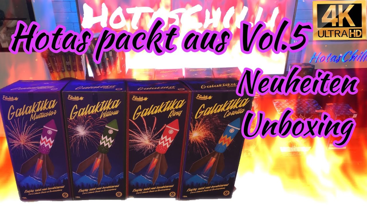 Hotas packt aus Vol.5 |Feuerwerk Unboxing, Talfeuerwerk und Salon Roger, Galaktikas und Co [4K]