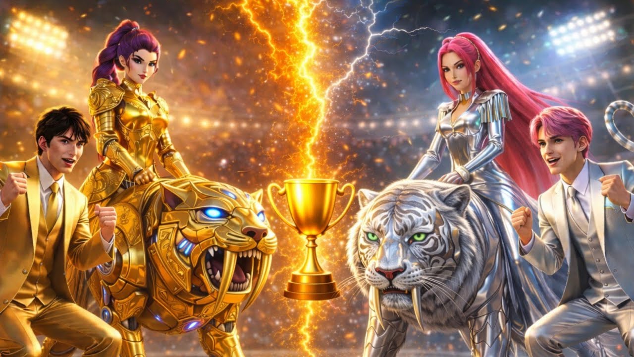 Golden Family VS Silver Family  RUMI Gets Saber-Toothed Tiger Championship 🏆 | KPOP Demon Hunters