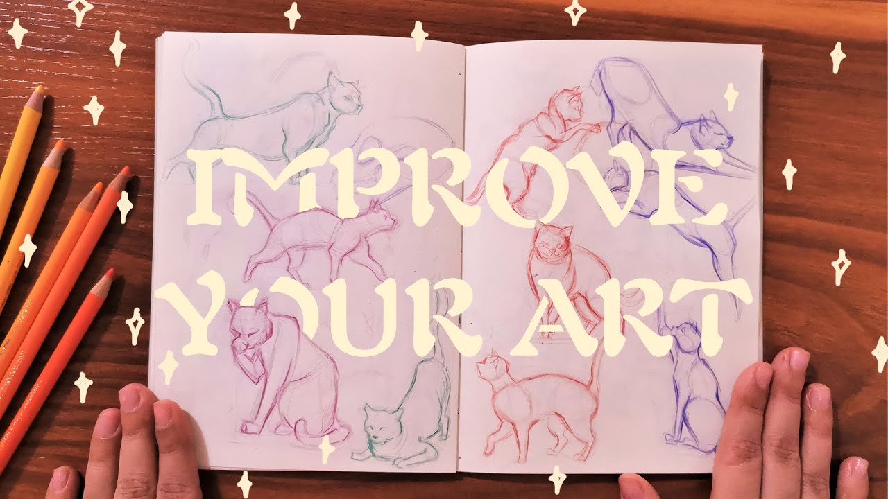Finishing a Sketchbook in a Week ✨Things That WILL Improve Your Art