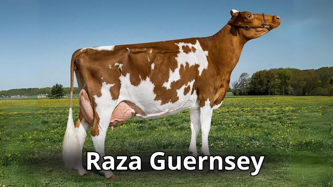Raza bovina lechera Guernsey. Origen, evolución y características