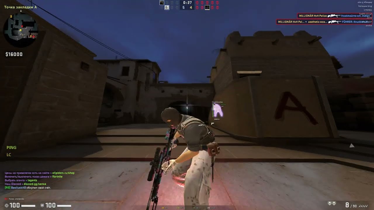 hvh highlights #6 ft gamesense.pub / hrisitosense 4-6k Osmanhook & update best free cfg and lua