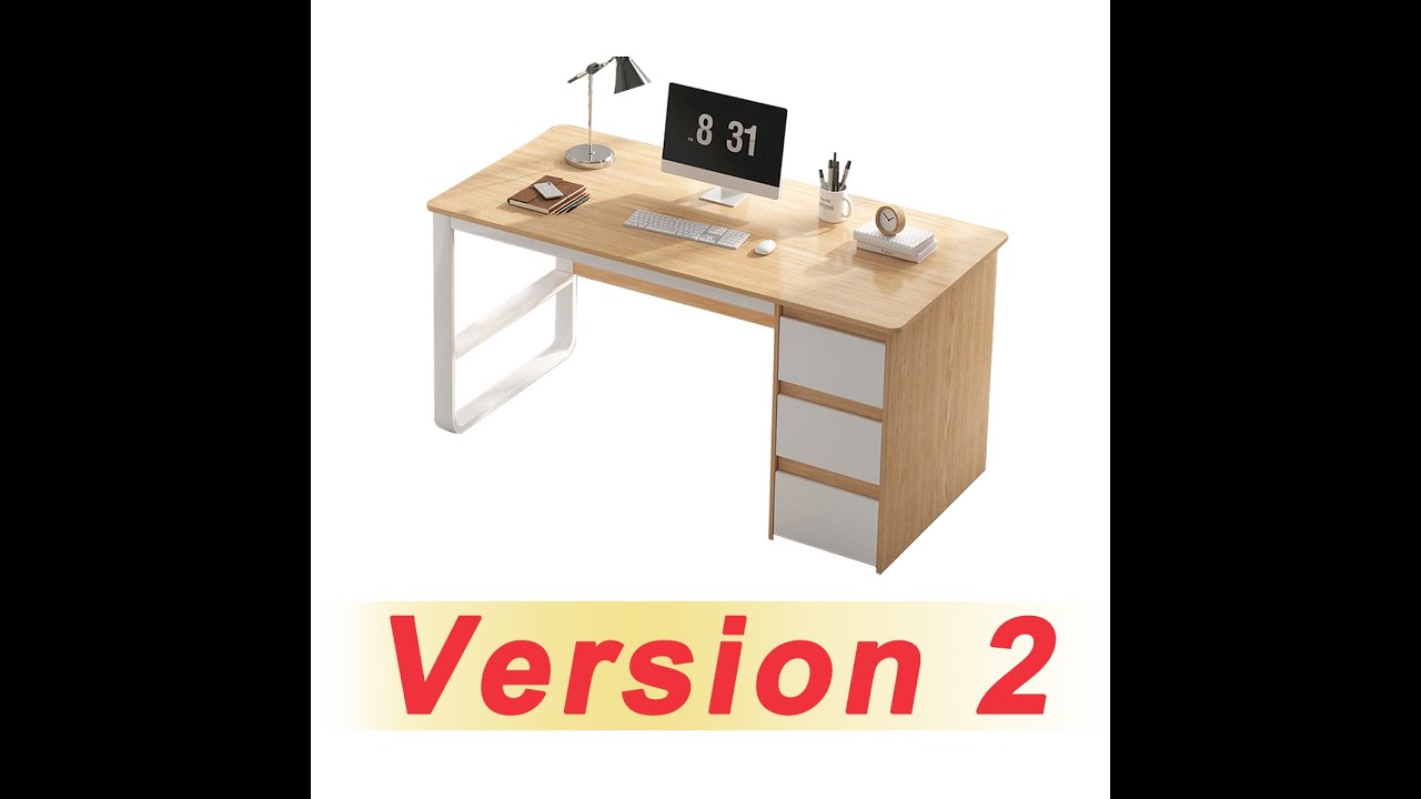 Computer Desk Installation Video 【Version 2】| L1DSDNZ