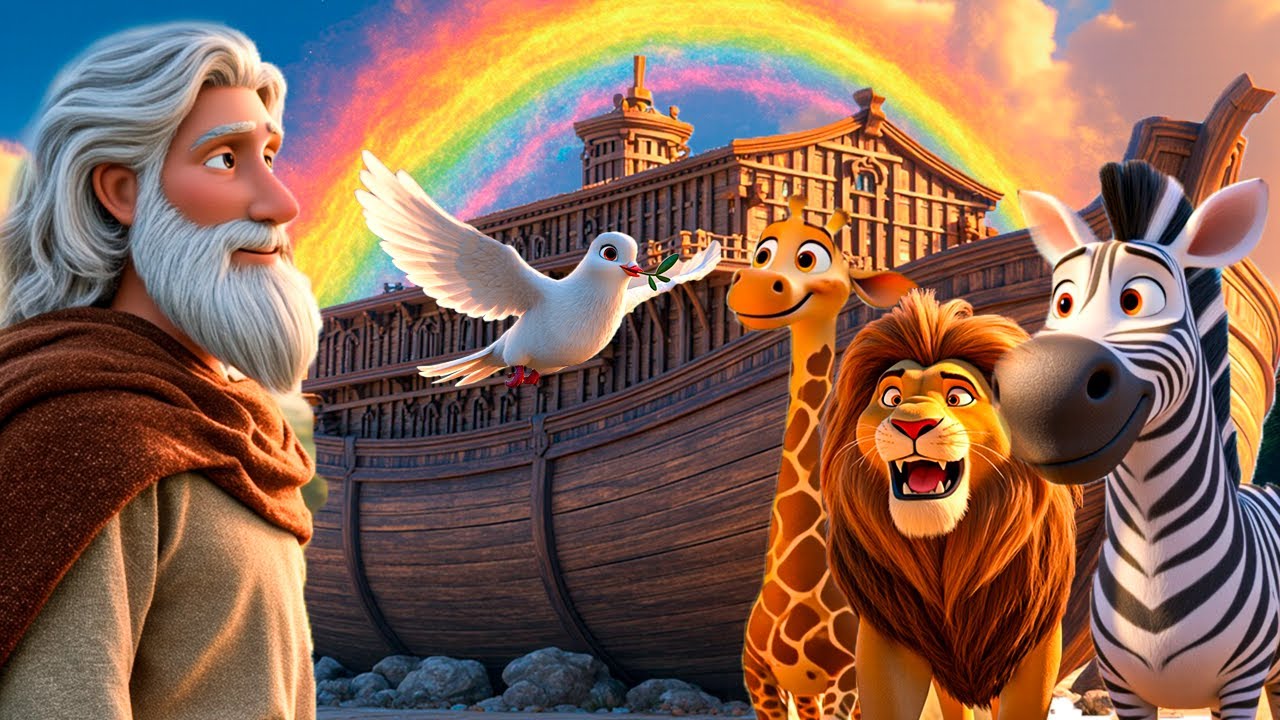 EL ARCA DE NOÉ, Mira cómo se Salvaron del Diluvio | Biblia Animada