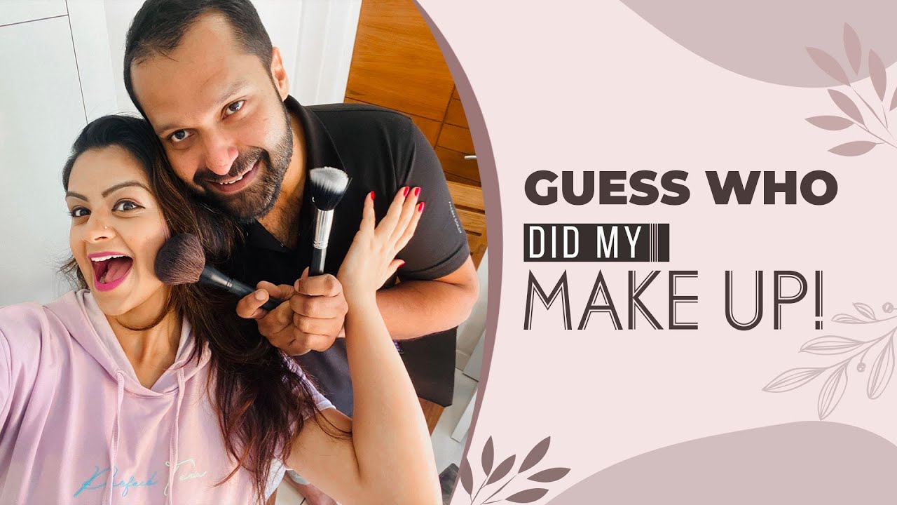 MY HUSBAND DOES MY MAKE UP! I AM SHOCKED! 😱