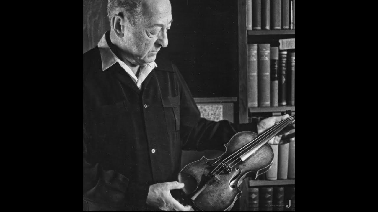 Jascha Heifetz plays Debussy Sonata (live)