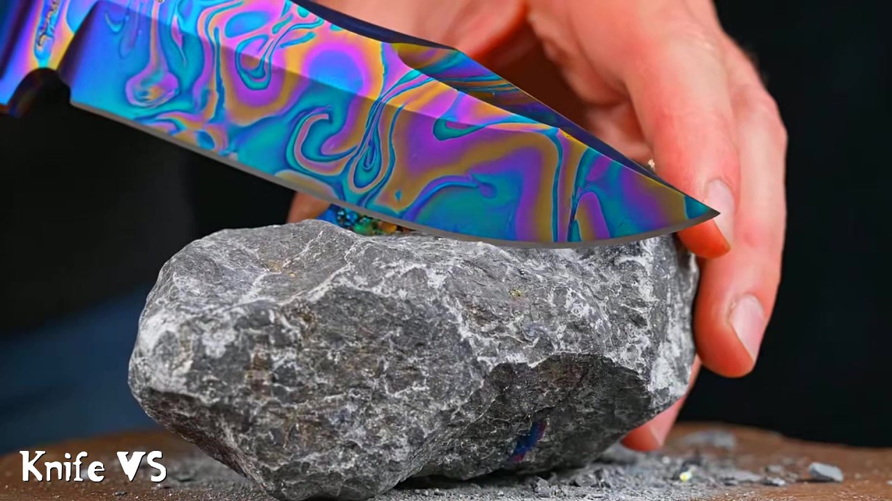KNIFE VS CRYSTAL GEODES  ULTRA SATISFACTION COMPILATION ASMR