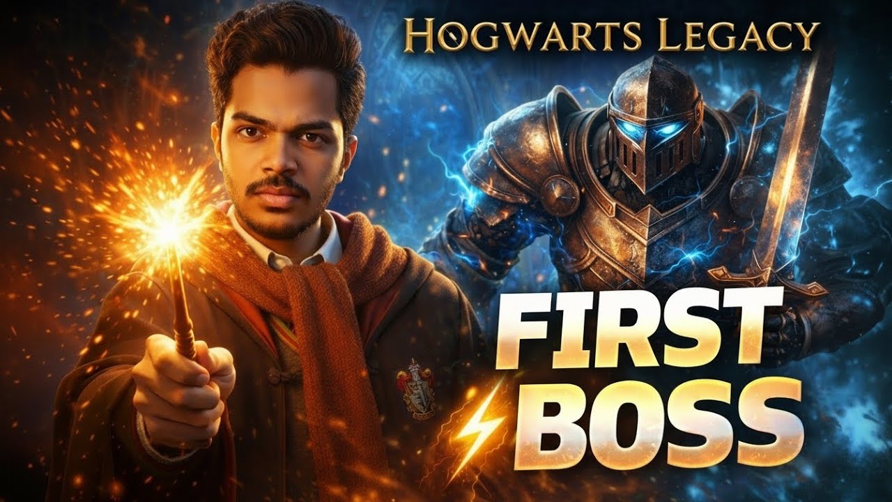 Hogwarts Legacy Gameplay Hindi 🔥 First Boss Fight Part 1