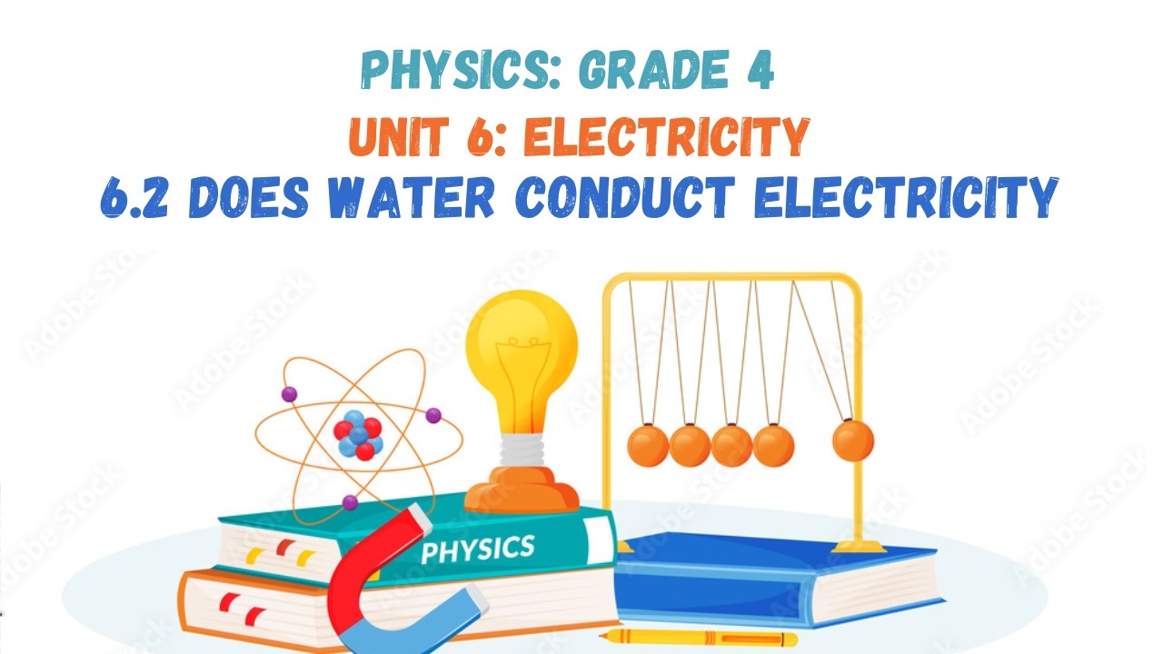 6.2: DOES WATER CONDUCT ELECTRICITY